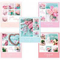 Тетрадь А5, 96 л., BRAUBERG, клетка, обложка картон, ПАСТЕЛЬ, 403066 - Премиум Сервис