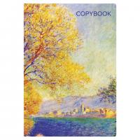 Тетрадь 40 л. в линию обложка SoftTouch, бежевая бумага 70 г/м2, сшивка, А5 (147х210 мм), КЛОД МОНЕ, BRAUBERG, 403794 - Премиум Сервис