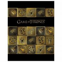 Тетрадь на кольцах А5 170х220 мм, 120 л., ламинация, клетка, HATBER, "Игра престолов", 120ТК5В1_26317 - Премиум Сервис