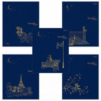 Тетрадь А5 48 л. HATBER скоба, клетка, матовая ламинация, 3D, "Romantic" (5 видов в спайке), 48Т5лофВ1 - Премиум Сервис