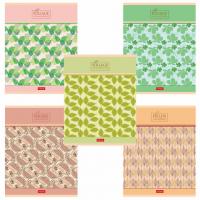 Тетрадь А5, 96 л., HATBER скоба, клетка, обложка картон, тиснение, "Паттерн" (5 видов), 96Т5тВ1 - Премиум Сервис