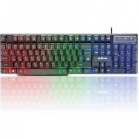 Клавиатура проводная игровая DEFENDER Mayhem GK-360DL, USB, 104 клавиши, с подсветкой, черная, 45360 - Премиум Сервис