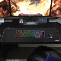 Коврик для мыши и клавиатуры игровой с подсветкой (RGB) SONNEN "CHAMELEON", 800x300х4 мм, 513614 - Премиум Сервис