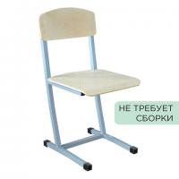 Стул ученический нерегулируемый "Бюджет", 380х480х800 мм, рост 6, серый каркас - Премиум Сервис
