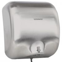 Сушилка для рук SONNEN HD-999, 1800 Вт, нержавеющая сталь, антивандальная, хром, 604746 - Премиум Сервис