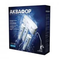 Фильтр для воды АКВАФОР "Кристалл Н", для холодной воды, 3 ступени, ресурс 6000 л, кран в комплекте, 205963 - Премиум Сервис