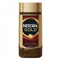 Кофе молотый в растворимом NESCAFE (Нескафе) "Gold", сублимированный, 190 г, стеклянная банка, 12135508 - Премиум Сервис