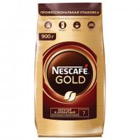 Кофе молотый в растворимом NESCAFE (Нескафе) "Gold", сублимированный, 900 г, мягкая упаковка, 01968, 12348493 - Премиум Сервис