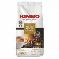 Кофе в зернах KIMBO "Aroma Gold Arabica" (Кимбо "Арома Голд Арабика"), натуральный, 1000 г, вакуумная упаковка - Премиум Сервис