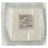 Салфетка марлевая стерильная NF КОМПЛЕКТ 10 шт., 8 слоев, 10х10 см, плотность 32 (±2) г/м2 - Премиум Сервис