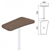 Стол приставной "Приоритет", 797х445х750 мм, БЕЗ ОПОР, лагос, К-922, К-922 лагос - Премиум Сервис