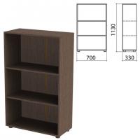 Шкаф (стеллаж) "Канц" 700х330х1130 мм, 2 полки, цвет венге, ШК39.16 - Премиум Сервис