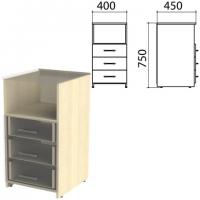 Каркас тумбы приставной "Канц" 400х450х750 мм, цвет дуб молочный, ТК31.15.1 - Премиум Сервис