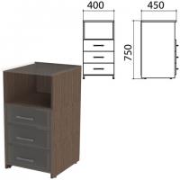 Каркас тумбы приставной "Канц" 400х450х750 мм, цвет венге, ТК31.16.1 - Премиум Сервис