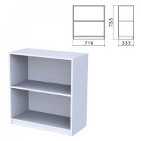 Шкаф (стеллаж) "Бюджет", 716х333х753 мм, 1 полка, серый, 402877-030 - Премиум Сервис