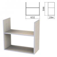 Полка навесная настенная "Бюджет", 632х294х596 мм, дуб шамони светлый, 402668-430 - Премиум Сервис