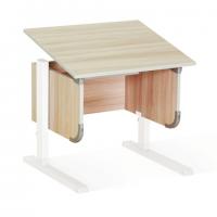 Столешница 900х500 мм, корпус парты ДЭМИ СУТ.28, ЛДСП ясень, пластик серый - Премиум Сервис