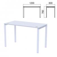 Столешница стола на металлокаркасе "Арго", 1200х600х760 мм, серая - Премиум Сервис