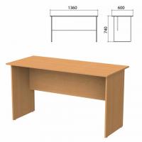 Стол письменный "Бюджет", 1360х600х740 мм, груша ароза, 402661-336 - Премиум Сервис