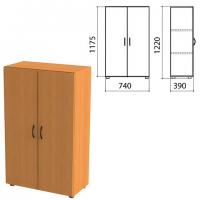 Шкаф закрытый "Фея", 740х390х1220 мм, цвет орех милан (КОМПЛЕКТ) - Премиум Сервис