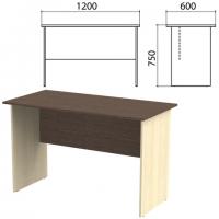 Стол письменный "Канц", 1200х600х750 мм, цвет венге/дуб молочный (КОМПЛЕКТ) - Премиум Сервис