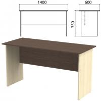 Стол письменный "Канц", 1400х600х750 мм, цвет венге/дуб молочный (КОМПЛЕКТ) - Премиум Сервис