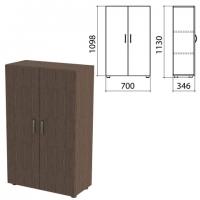 Шкаф закрытый "Канц", 700х350х1130 мм, цвет венге (КОМПЛЕКТ) - Премиум Сервис