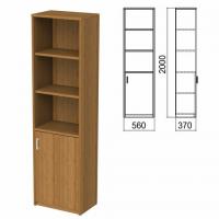 Шкаф полузакрытый "Арго", 560х370х2000 мм, орех (КОМПЛЕКТ) - Премиум Сервис