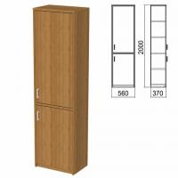 Шкаф закрытый "Арго", 560х370х2000 мм, орех (КОМПЛЕКТ) - Премиум Сервис