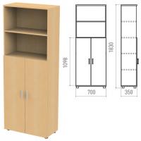 Шкаф полузакрытый "Канц", 700х350х1830 мм, цвет бук невский (КОМПЛЕКТ) - Премиум Сервис