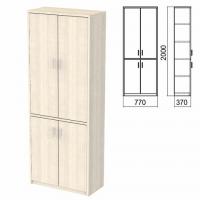 Шкаф закрытый "Арго", 770х370х2000 мм, ясень шимо (КОМПЛЕКТ) - Премиум Сервис