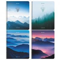 Тетрадь А5, 96 л., BRAUBERG, гребень, клетка, "Безмятежность", 404423 - Премиум Сервис