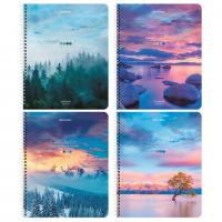 Тетрадь А5, 96 л., BRAUBERG, гребень, клетка, "Travel", 404426 - Премиум Сервис