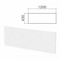 Экран-перегородка "Бюджет" (ш1200*г16*в430 мм), БЕЗ ФУРНИТУРЫ, белый 290, 402666, ш/к, 402666-290 - Премиум Сервис