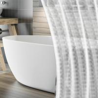 Штора для ванной комнаты LENS FLARE с 3D эффектом водонепроницаемая, 180х180см, LAIMA HOME - Премиум Сервис