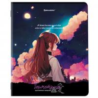 Тетрадь предметная ANIME GIRLS 48л, матовая ламинация, ГЕОМЕТРИЯ, клетка, подсказ, BRAUBERG, 404751 - Премиум Сервис