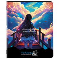 Тетрадь предметная ANIME GIRLS 48л, матовая ламинация, ИСТОРИЯ, клетка, подсказ, BRAUBERG, 404753 - Премиум Сервис