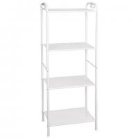 Стеллаж на металлокаркасе "Валенсия-14", 455х300х1205 мм, 4 полки, белый, СТВ14 Б - Премиум Сервис