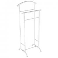 Вешалка-стойка костюмная "Стиль-3", 1080х470х350 мм, металл, белая, ВНП 300 Б - Премиум Сервис