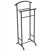 Вешалка-стойка костюмная "Стиль-3", 1080х470х350 мм, металл, черная, ВНП 300 Ч - Премиум Сервис