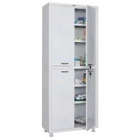 Шкаф медицинский 2-створчатый HILFE "МД 2 1670/SS" 1755х700х320 мм, белый, S26199203009 - Премиум Сервис
