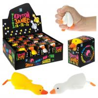 Игрушка-антистресс "Крутой замес. ГУСЬ", 10,5х7,5 см, ассорти, 2 цвета, 1TOY, Т23005 - Премиум Сервис