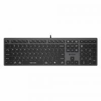 Клавиатура проводная A4TECH Fstyler FX50, USB, 109 кнопок, серая, 1624628 - Премиум Сервис