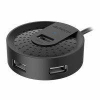 Хаб A4TECH HUB-20, USB 2.0, 4порта, черный, 1874611 - Премиум Сервис