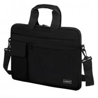 Сумка портфель HEIKKI NOVATION (ХЕЙКИ) с отд. для ноутбука 13-14", черная, 28х38х3 см, 272594 - Премиум Сервис