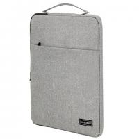 Чехол для ноутбука HEIKKI OPTION 13-14'' (ХЕЙКИ), с ручкой и карманом, серый, 35,5х24х2,5 см, 272600 - Премиум Сервис