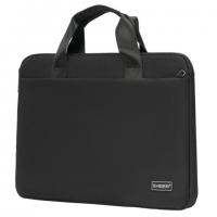 Сумка портфель HEIKKI ULTRA (ХЕЙКИ) с отд. для ноутбука 15,6", Total black, черный, 28х39х3 см, 272609 - Премиум Сервис