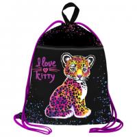 Мешок для обуви BRAUBERG, с петлей, светоотр.полоса, 2 отделения, 46х36 см, Leopard, 272395 - Премиум Сервис