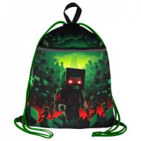 Мешок для обуви BRAUBERG, с петлей, светоотр.полоса, 2 отделения, 46х36 см, Night warrior, 272396 - Премиум Сервис