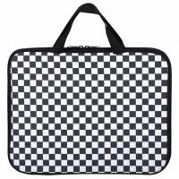 Папка на молнии с ручками BRAUBERG А4, 1 отделение, полиэстер, 20мм, Black and white, 272172 - Премиум Сервис